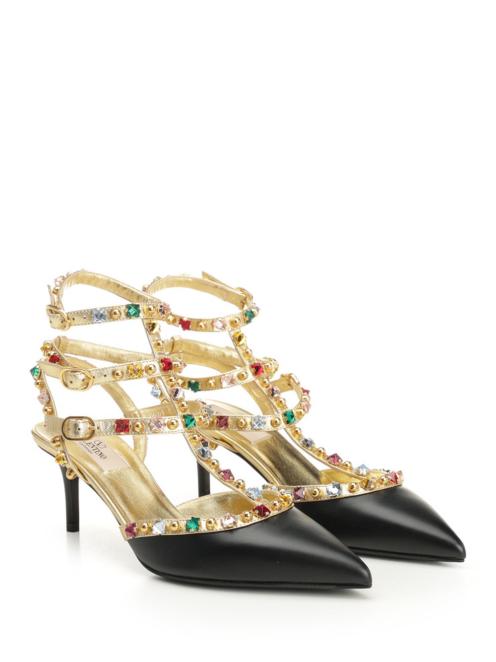 Valentino Garavani Rockstud Sandals - Black | 7ce1fea01205b73c4bcb8d4c053cc43efbdeb3cc