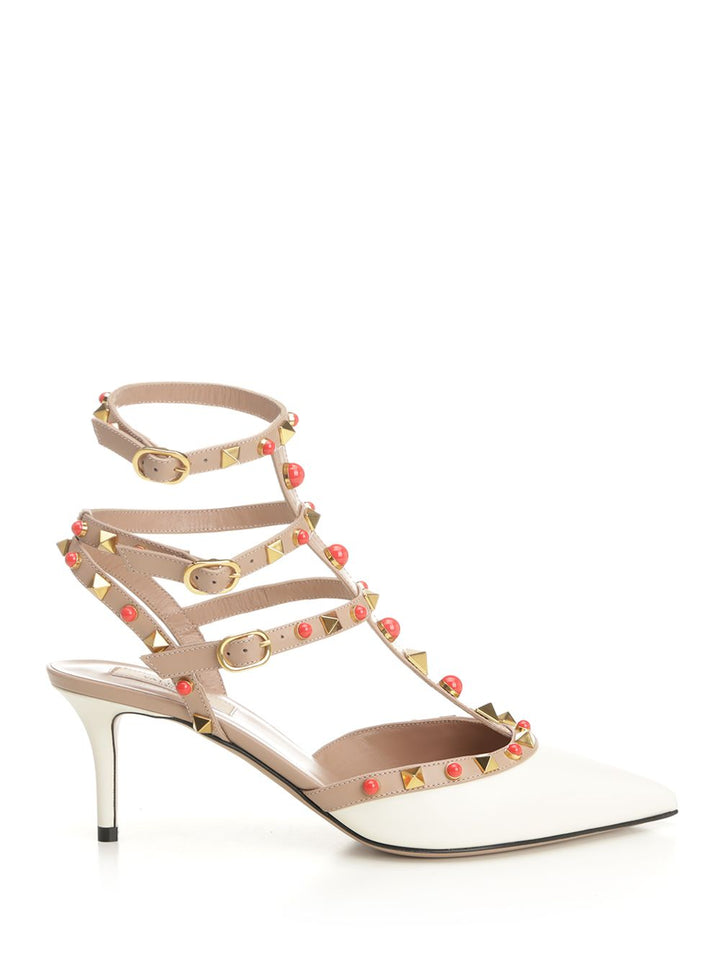 Valentino Garavani Rockstud Sandals - White | 7447fe5eeab32b83f9d4b316e6924de4ef7c9187