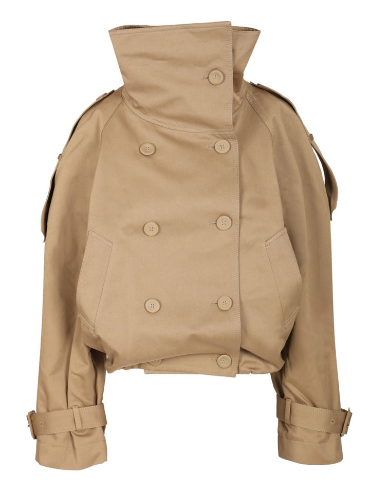 Acne Studios Twill Jacket Knitwear - Beige | 28b8b5333d47a6cdd1eaf854b9341ed7d90d9b84