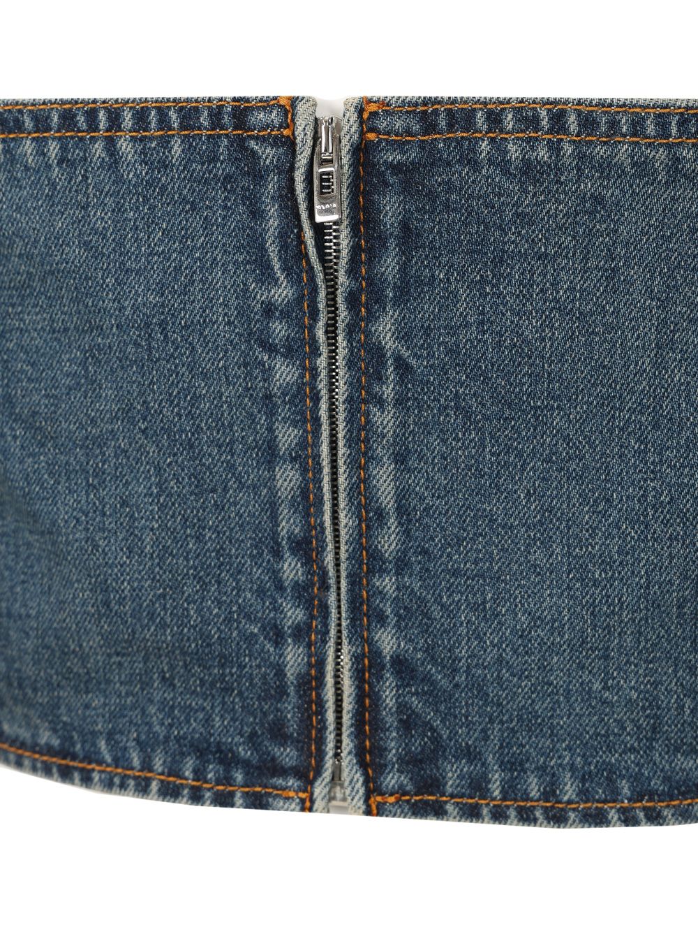 AlaÏA Bandeau Bustier Tops - Blue | 32115b7b7403875260e0aa14a00019122ddc2cc8