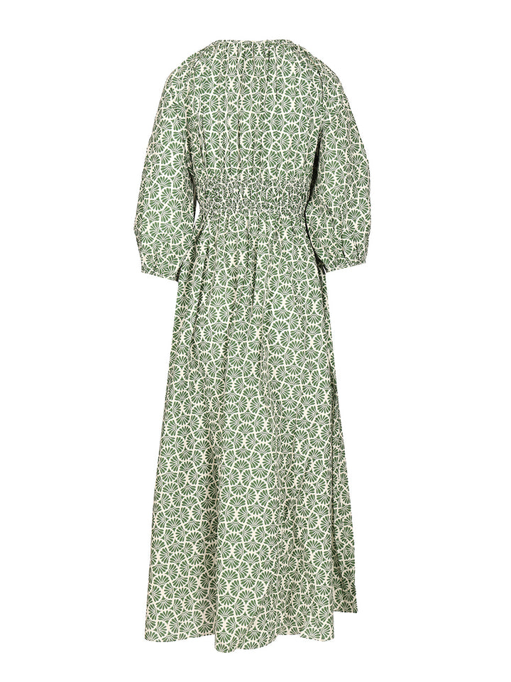 Matteau Shirred Dress Dresses - Green | 809335ef5c0fb96b8d110238c0fafb8ebe403a25
