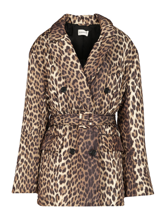 Double-Breasted Animalier Jacket Jackets Animalier