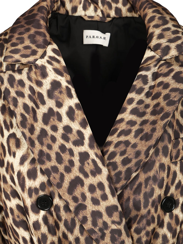 P.A.R.O.S.H. Double-Breasted Animalier Jacket Jackets - Animalier | 9b96ff7fa158501aa4900853b7b814ccf3f9b45d