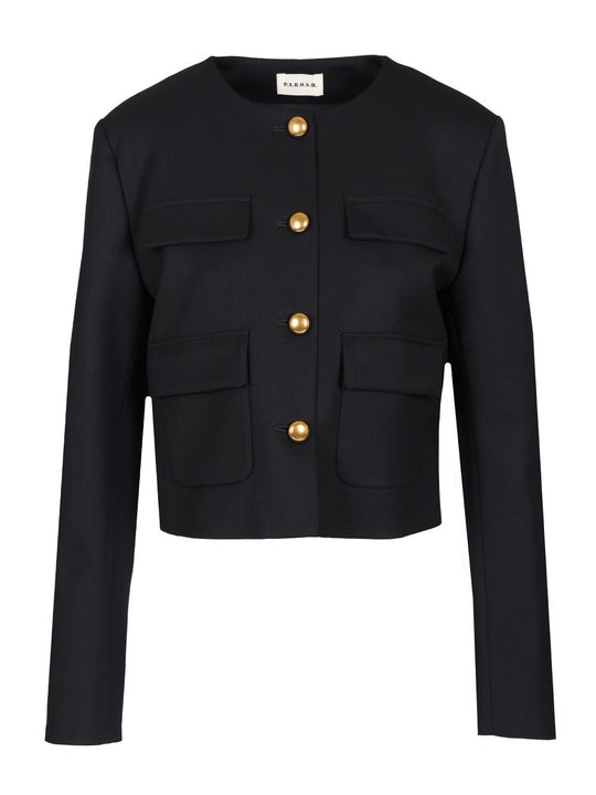 Gabardine Jacket Jackets Blue