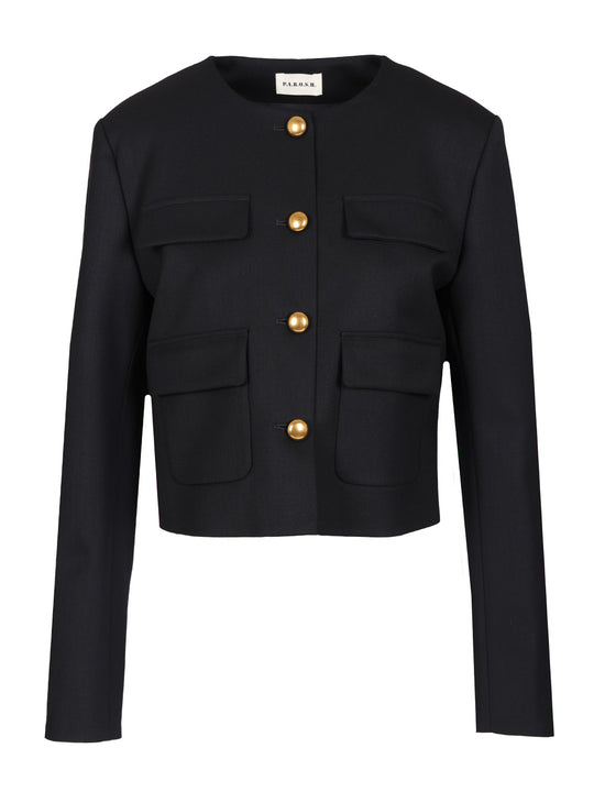 Gabardine Jacket Jackets Blue