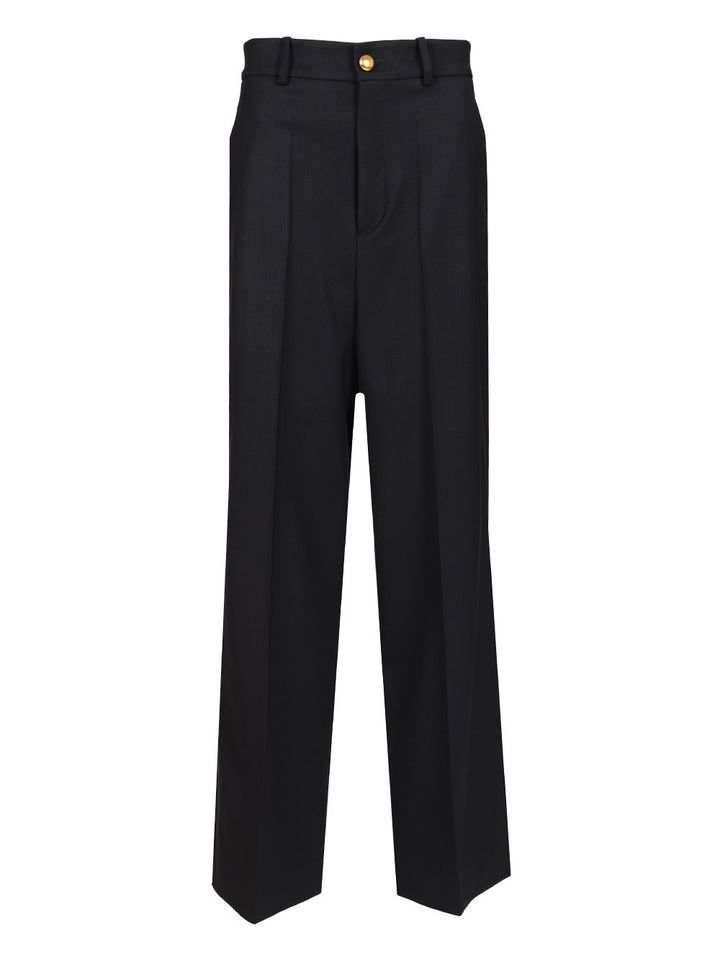 P.A.R.O.S.H. Wide-Leg Trousers - Blue | 678fcab60a1d58b2ead80d05a931810842a7b152