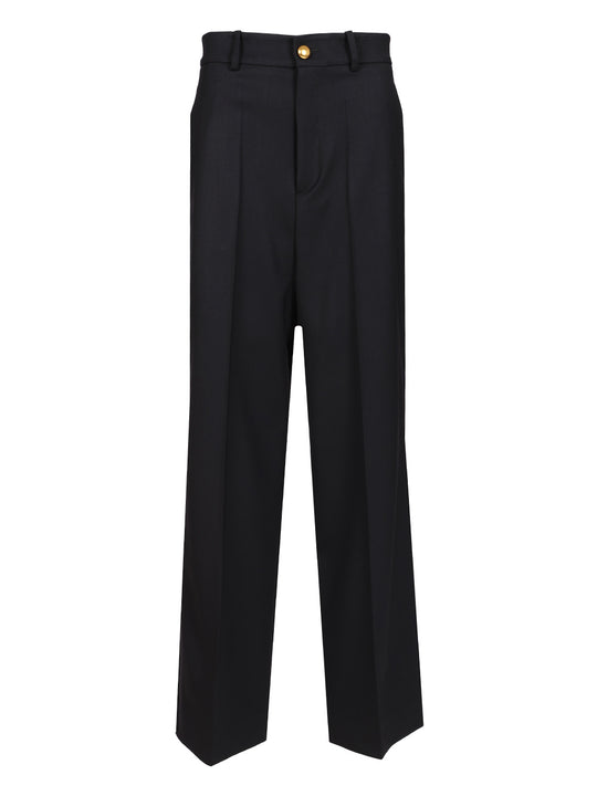 Wide-Leg Trousers Blue