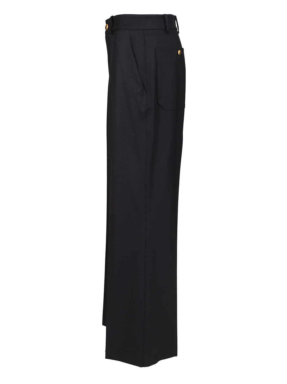 P.A.R.O.S.H. Wide-Leg Trousers - Blue | e06579dfb6ae2887805cf38501efa747bee2dcfc