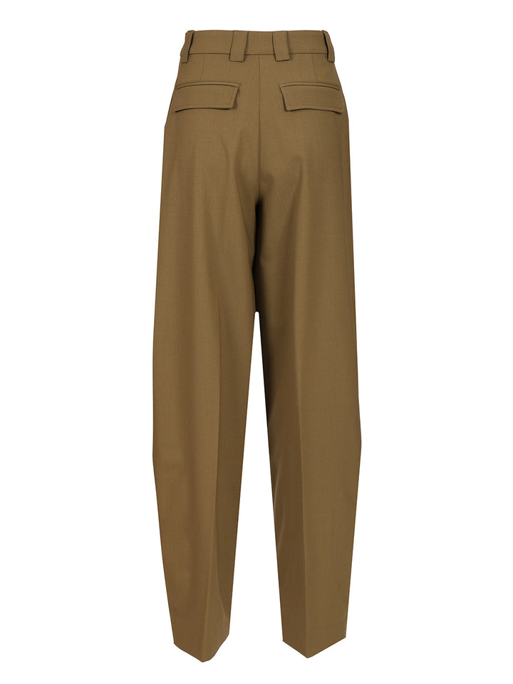 Thelatest Wide Trousers - Green | 6c26d2f41db68e35040cf69f8e48289133595dc5