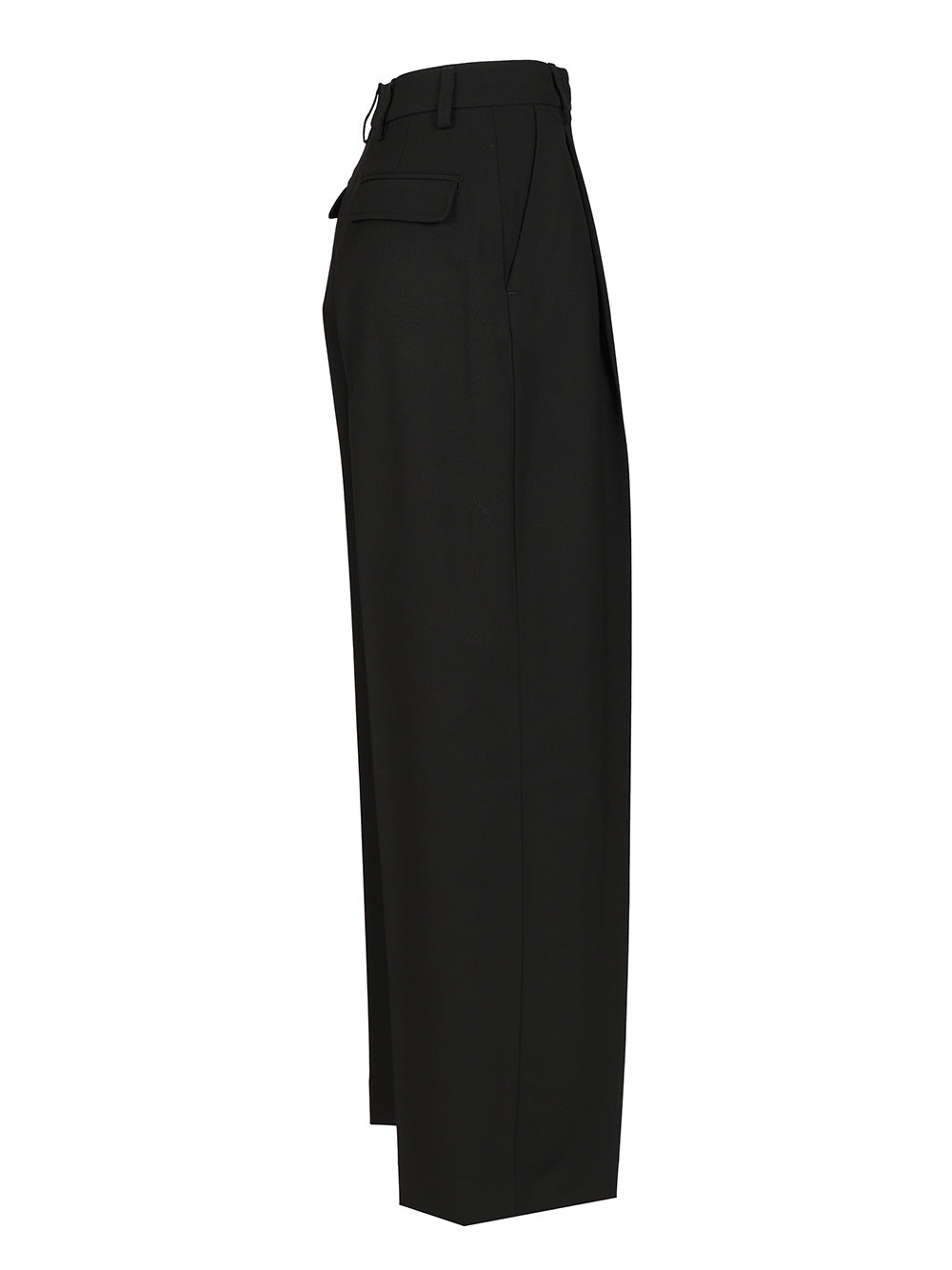 Thelatest Wide Trousers - Black | dc65a12d8ceb42d0b59115ae175b5eed5232d36a