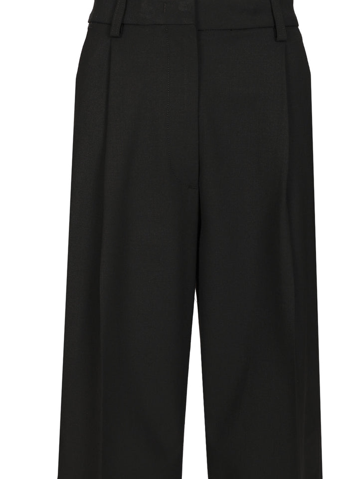 Thelatest Wide Trousers - Black | d9c153079e7629d945f6223ccfa9800f6f51dfac