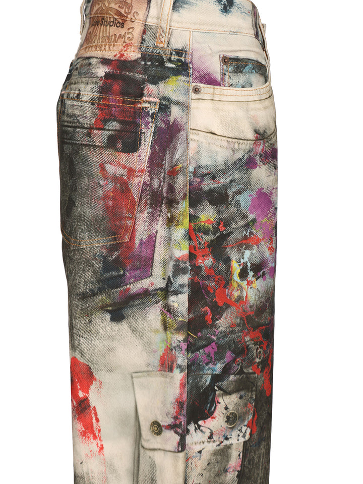 Acne Studios 1981 Jeans Trousers - White | a87698f24127b77d113ba716ab0916420a8ad656
