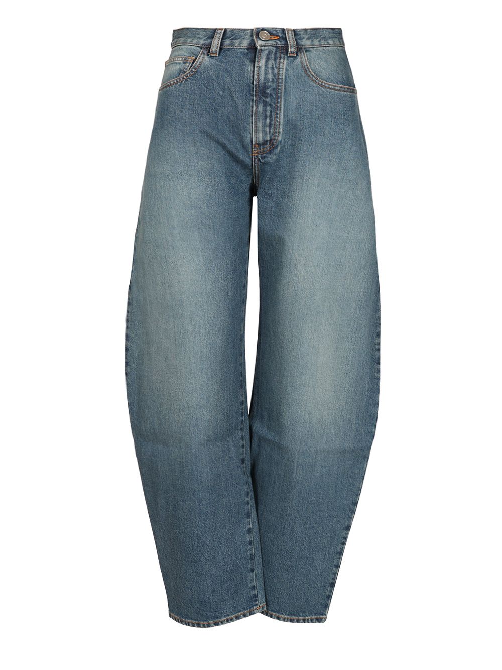 AlaÏA Rounded Jeans - Blue | f4ff684251fdab7f3aeb8092dce84291d5dfa9a8
