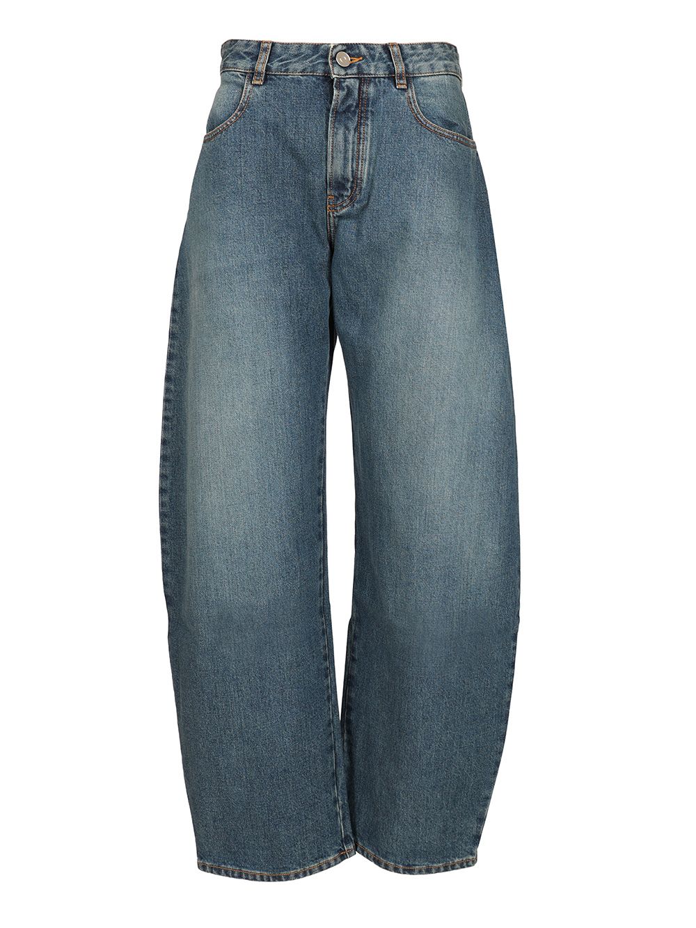 AlaÏA Rounded Jeans - Blue | 1e589c57762af1480429e3f92126915076fee67b