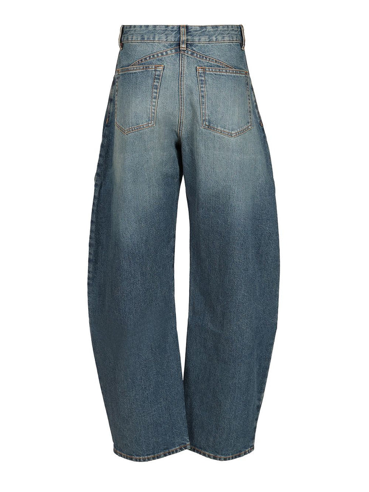 AlaÏA Rounded Jeans - Blue | 8ac6319c4e4630e87a7a25d5df090c65e75082da