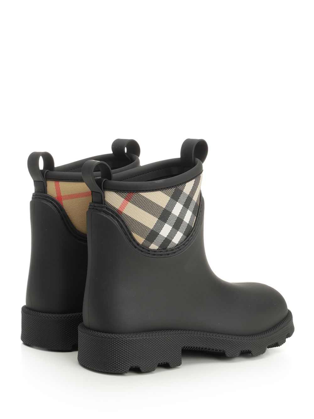 Burberry Marsh Stamp Rubber Ankle Boots - Black | d2d03953e220e4193f21f0acfa4b053e7b7abdbf