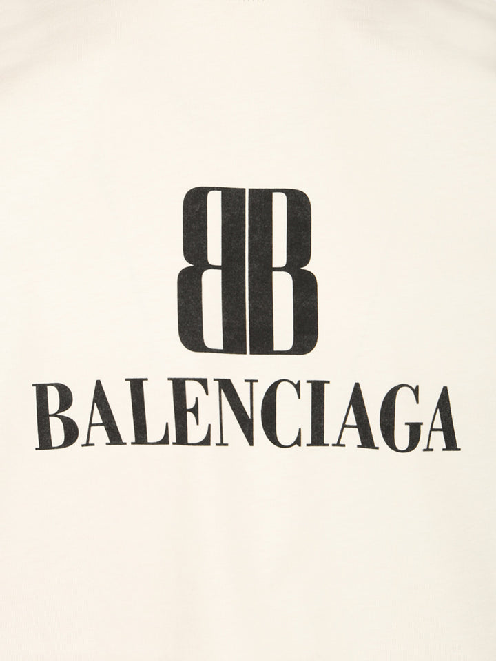 Balenciaga Nano Bb T-Shirt - White | ae4511c906070c6b87e31af8a4e3e1d7612c7c9f