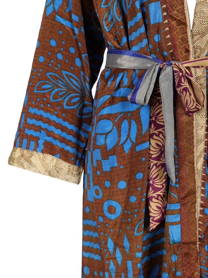 Picus Viridis Silk Kimono Jackets - Multicolor | f238ee4dd15446918de21b32b0c9346fd6a594c2