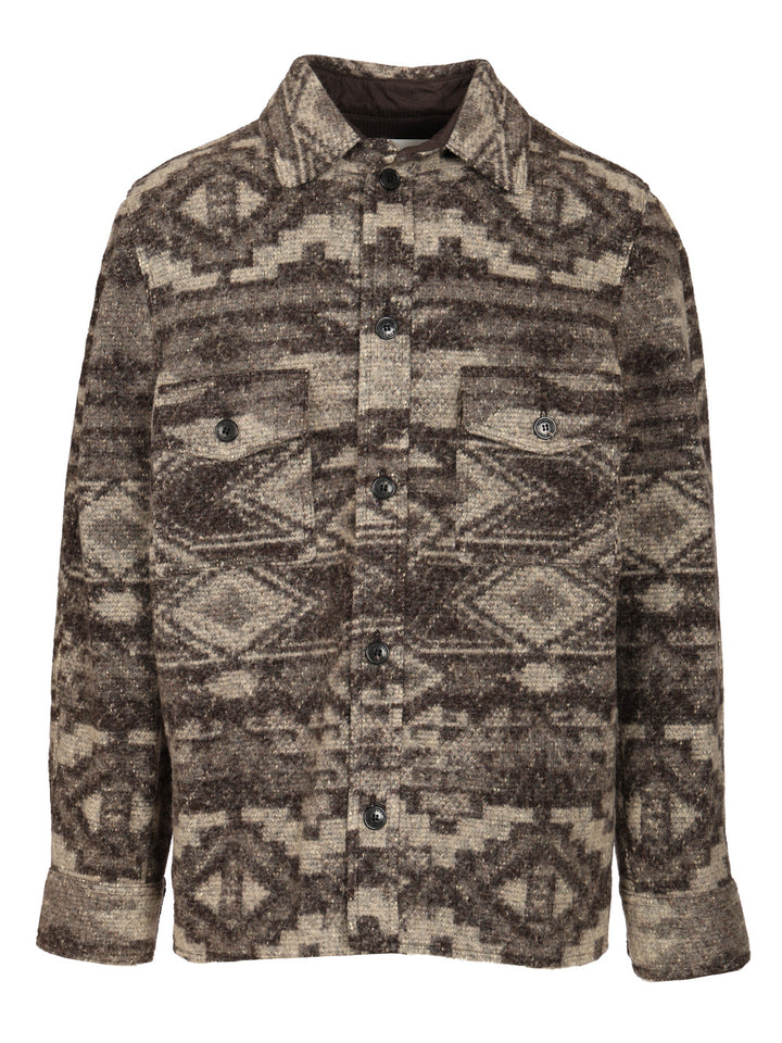 Marant Kervon Shirts - Brown | 50c00d1dd8afcbec2cc2f8a9dfb6ea4a0e4a47a2