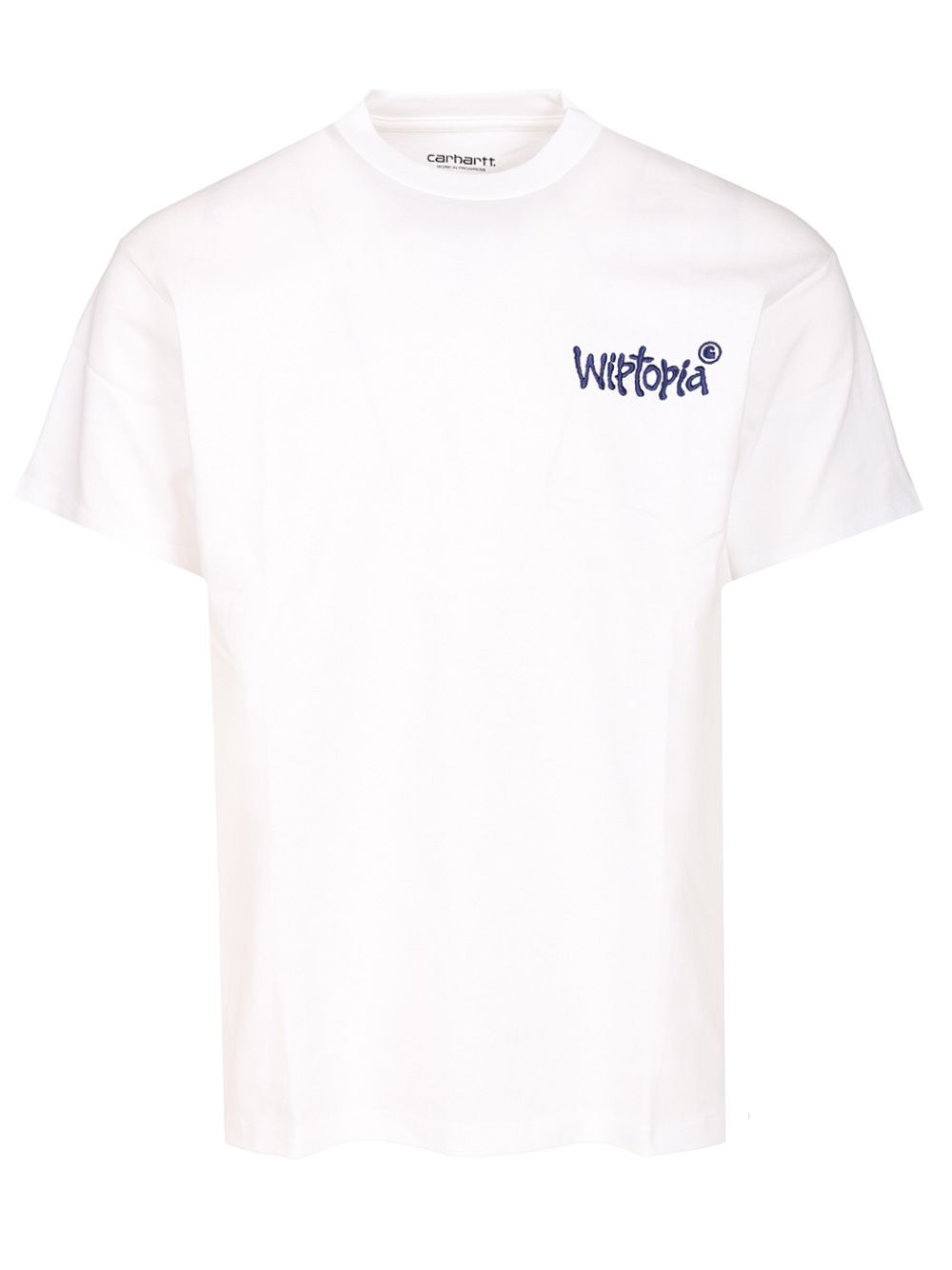 Carhartt Wip Wiptopia Script T-Shirt - White | 451eaf647209951b67ae485f7220ef1e7a316bcc