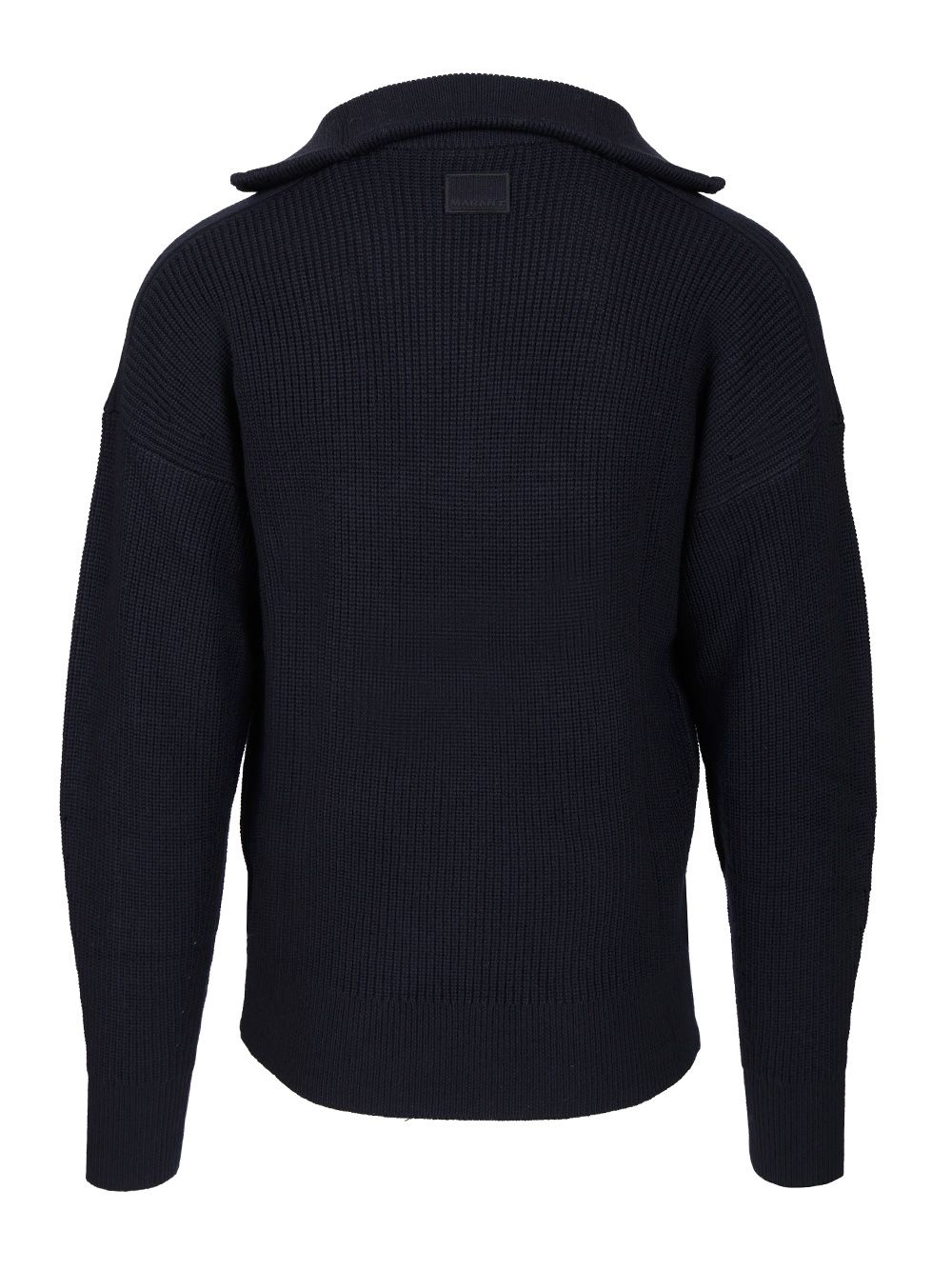 Marant Benny Zip-Up Turtleneck Sweater Polo shirt - Blue | f3e735da5051473c7aa2aa3b6392c2c735e7bfb3