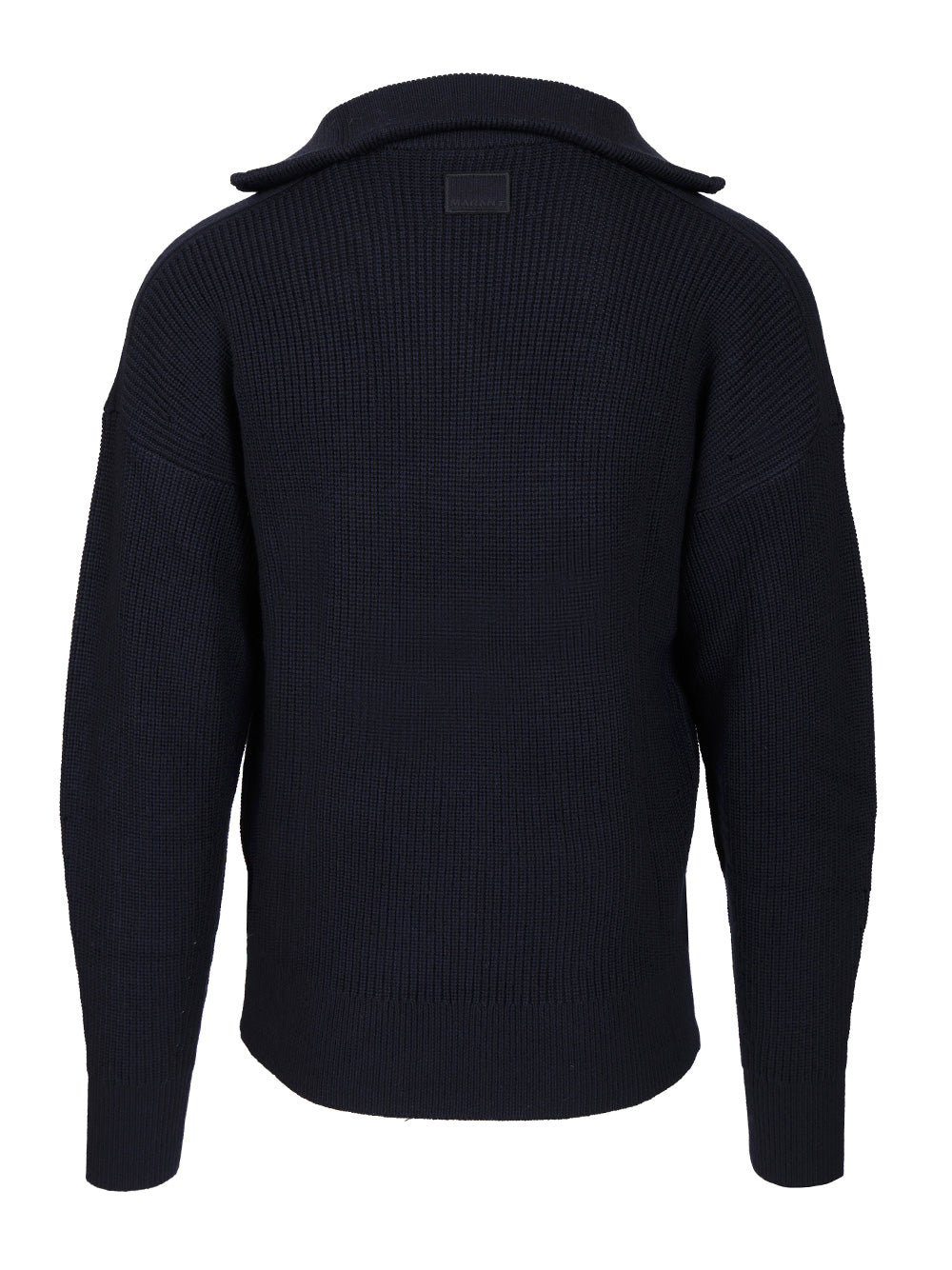 Marant Benny Zip-Up Turtleneck Sweater Polo shirt - Blue | d445ee9be2817b172d85c790cea7c9be2d26a425