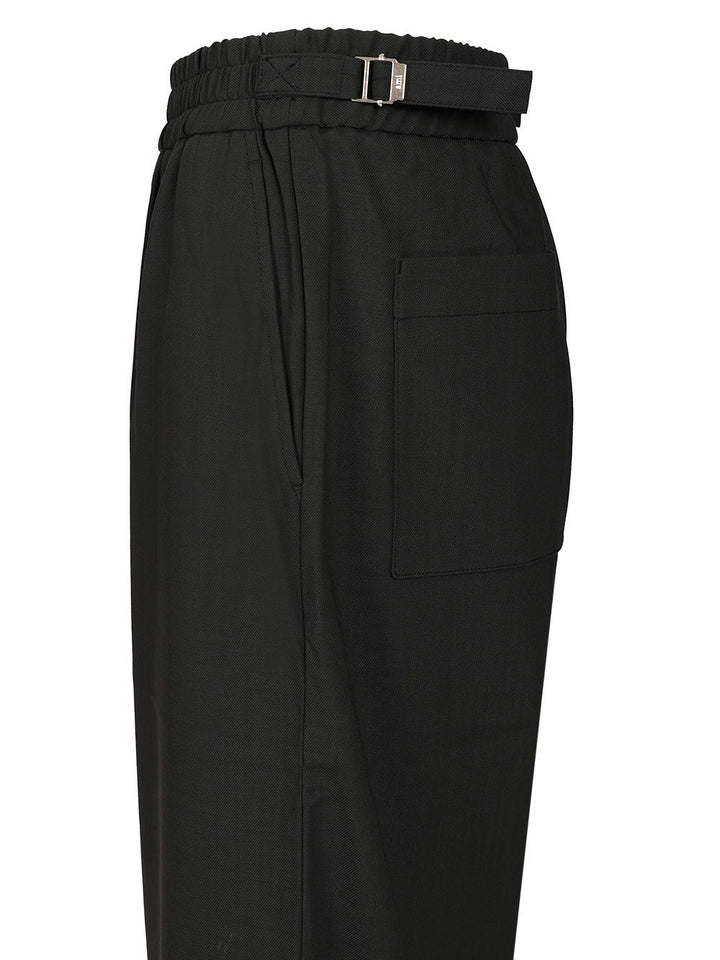 Ami Stretch Trousers - Black | 36dde6bba59d6fdec6bbf5a8e3ae665593b77fbb