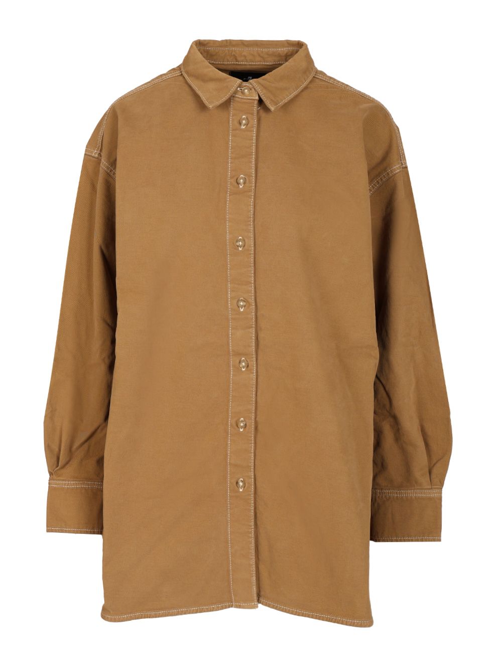 7 For All Mankind Nina Shirts - Brown | 620bd87aa5af6fba406f0176313d7c9e5fe756c0