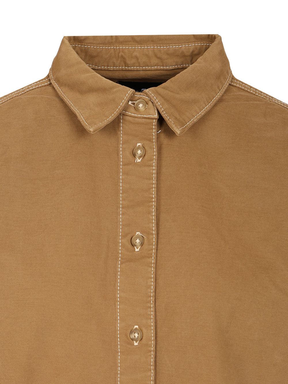 7 For All Mankind Nina Shirts - Brown | f7d7e582e6244d854f5ea3370a5a3e5e4aa9f4f8