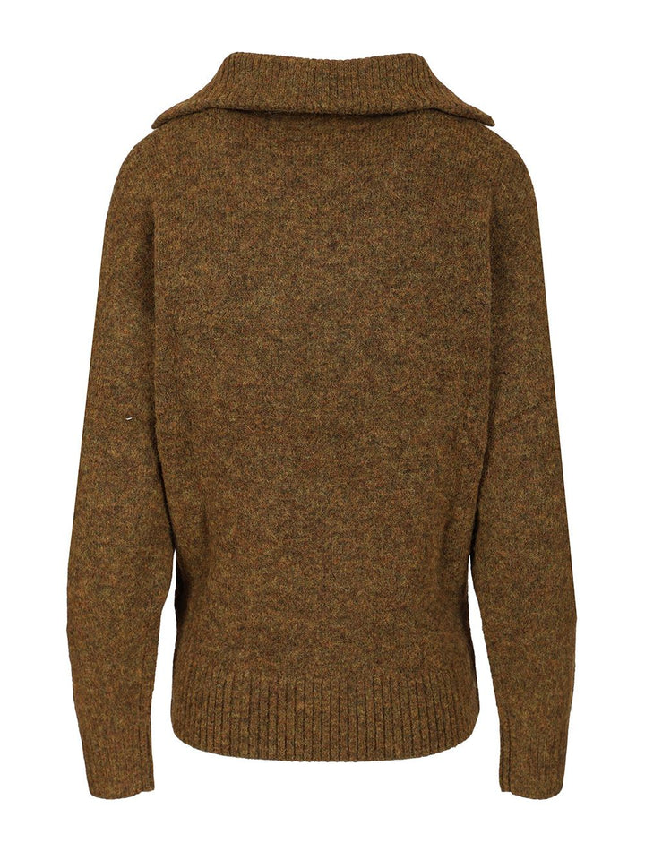 Marant Etoile Phylia Knitwear - Brown | 5ec6a0636ba52a611f72fa69d8fafc3c85d2dde2