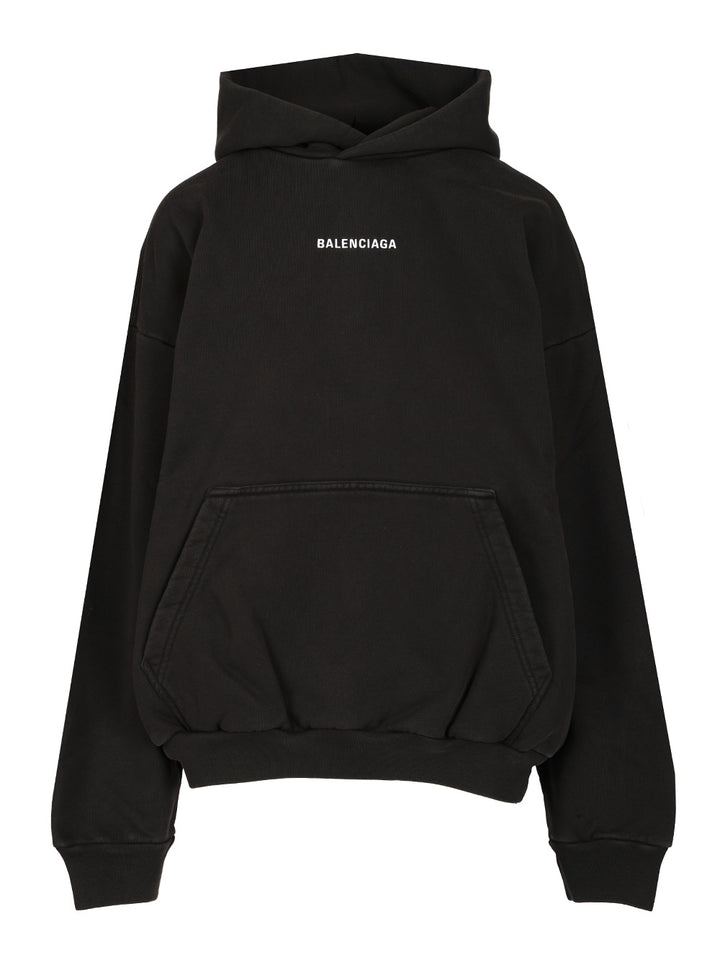 Balenciaga New Balenciaga Back Sweatshirts - Black | 67c2f546afaaca59e3c13667612ea9f910d09725