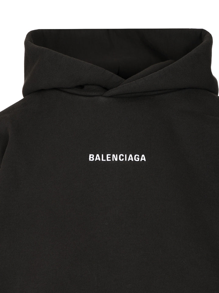 Balenciaga New Balenciaga Back Sweatshirts - Black | 4fb3d4e4a2b55d90445e55f965a30413956b3ed4