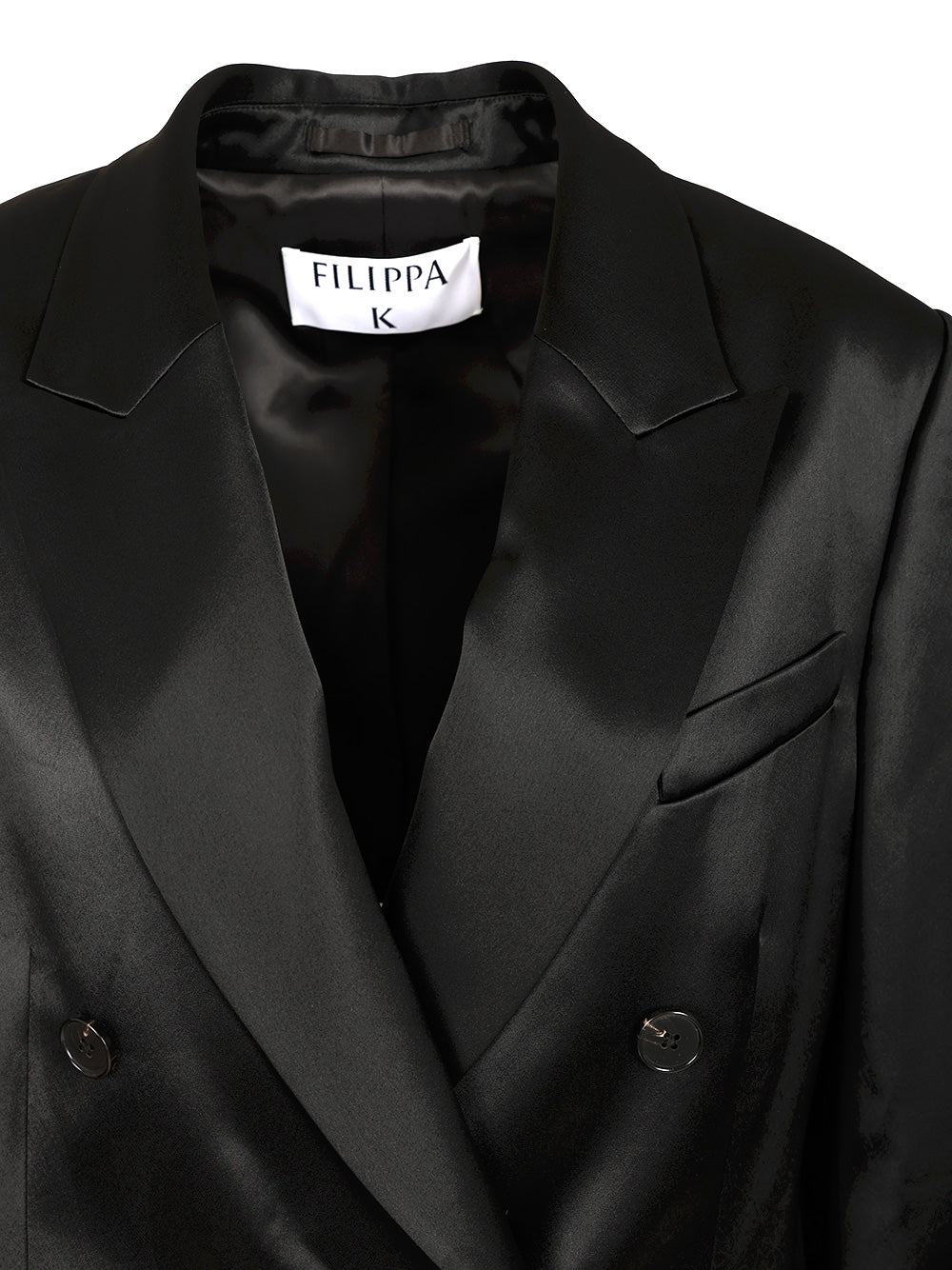 Filippa K Double-Breasted Blazer Jackets - Black | ff149374a8f374e605f229577adb1a53fd9054e5