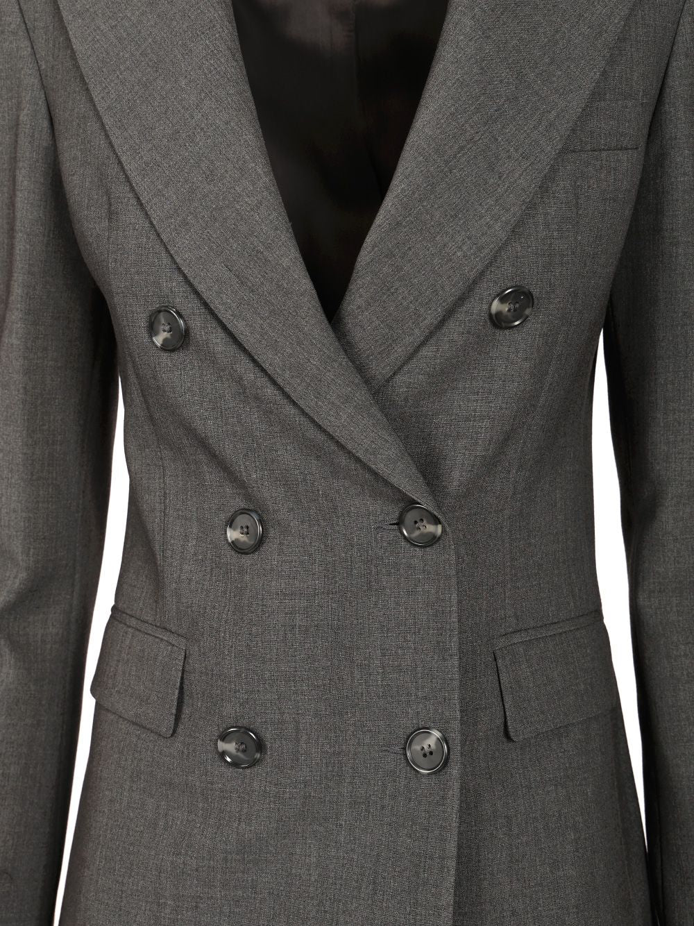 Al Duca D'Aosta Double-Breasted Jacket Jackets - Grey | 1f1069496afb02692b5feb67e40e5ed8680fe70a