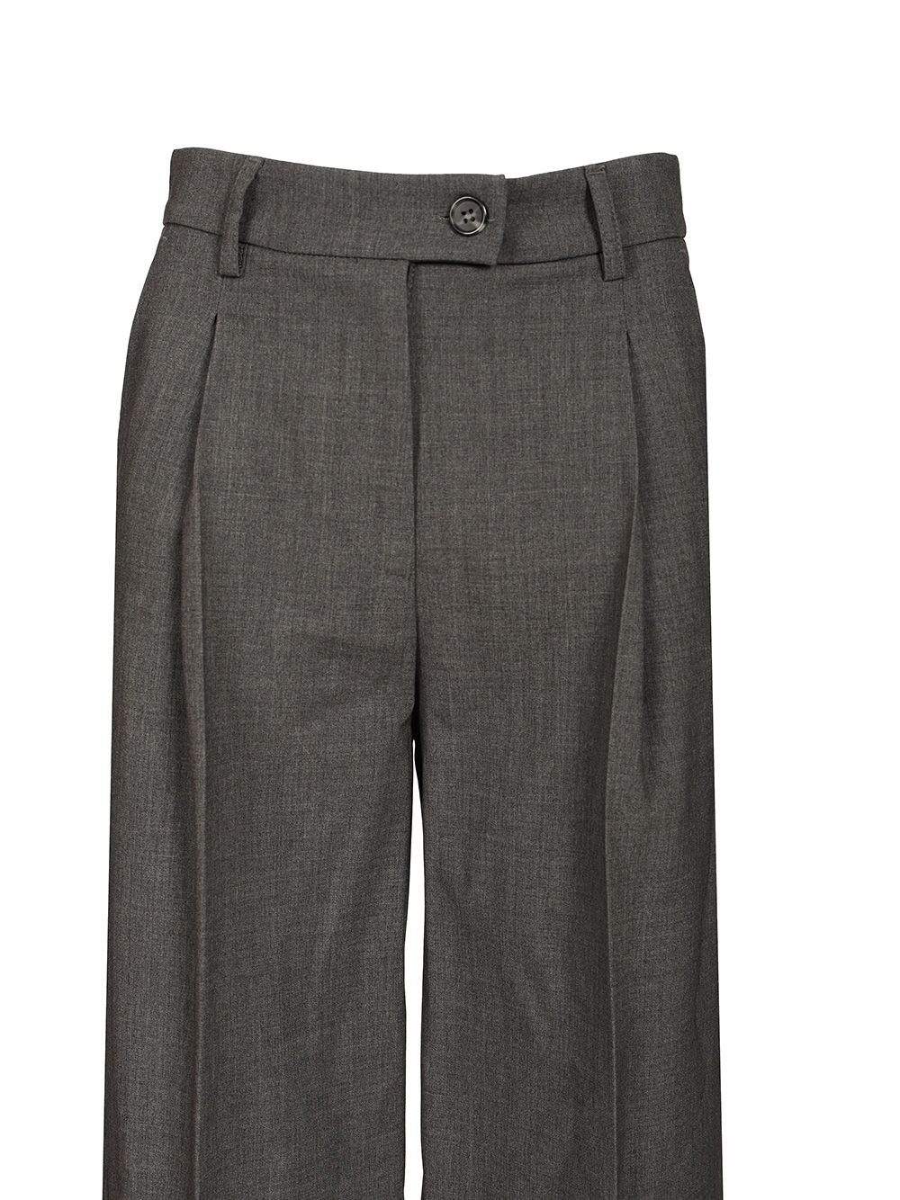 Al Duca D'Aosta High-Waisted Trousers - Grey | 72e2a30fdae8ff62d13ce00fea77c36815df7126