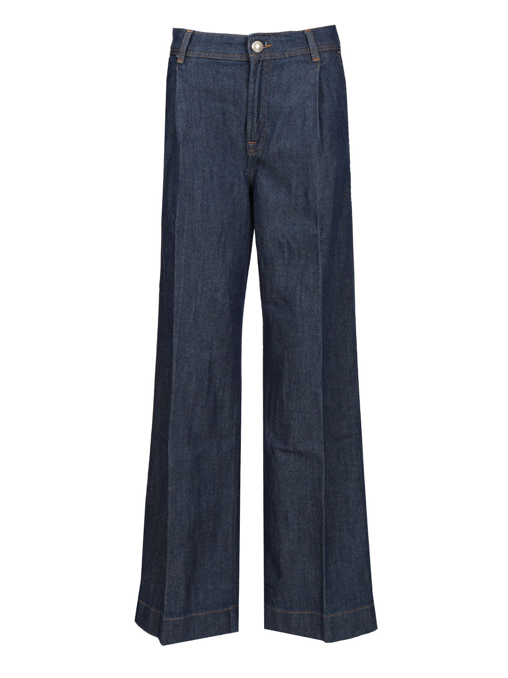 7 For All Mankind Pleated Trouser Jeans - Blue | a40cea9010af1d81ef3a221edf4ebd6666acb986