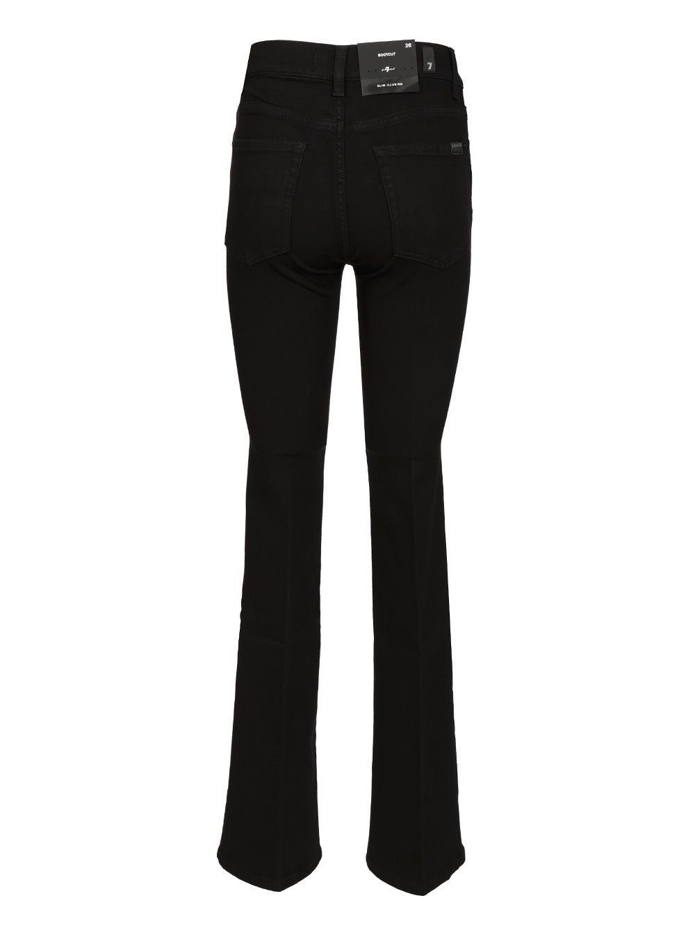 7 For All Mankind Bootcut Skinny Jeans - Black | c371390876f118e5275eb80fa0be669b3dab2d69