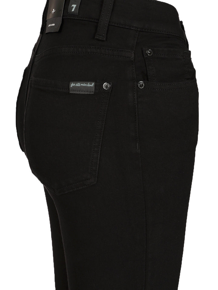 7 For All Mankind Bootcut Skinny Jeans - Black | 27e61ea7c0605f1184a9e23353109a58a0ace364
