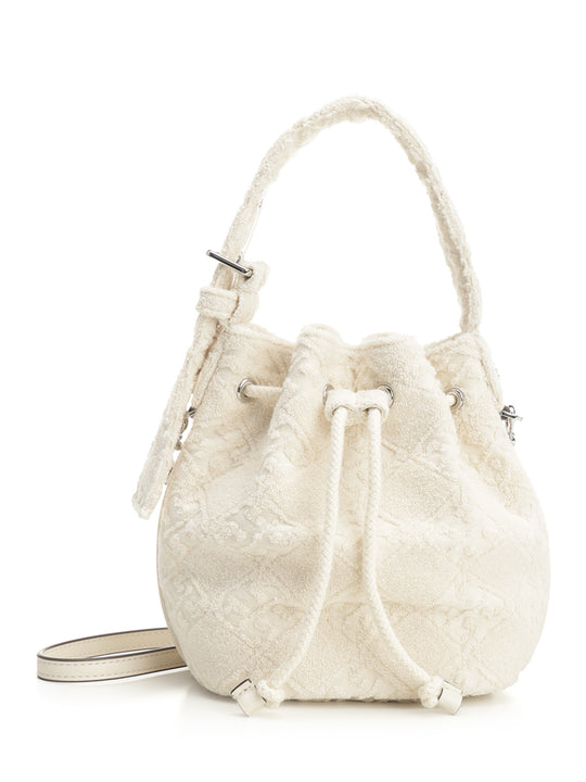 T Monogram Handbags White