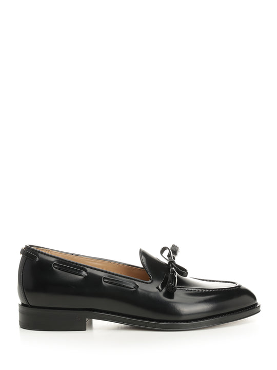 Bowshire Moccasin In Shiny Calfskin Scarpe Basse Black