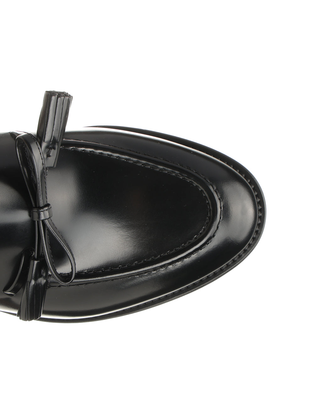 Valentino Garavani Bowshire Moccasin In Shiny Calfskin Scarpe basse - Black | 2e53dc4531a3716bf07d97093acac7df6f96e4ac