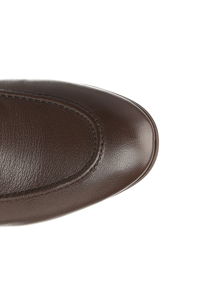 Valentino Garavani Vlogo Signature Kid Loafer Scarpe basse - Brown | 174b6681034b3b78dd23a128ec6b8bf7fe5f3a37