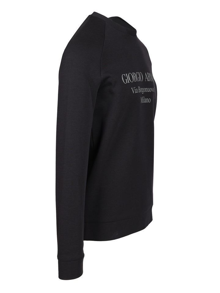 Giorgio Armani Giorgio Armani Sweatshirt Sweatshirts - Blue | 34885a5c6cc8fde2cc319f9c8124d767aee1d3bb