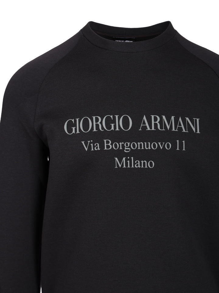 Giorgio Armani Giorgio Armani Sweatshirt Sweatshirts - Blue | bc1aaa33b475c1e65bdb7d5e87778d547d6e700d