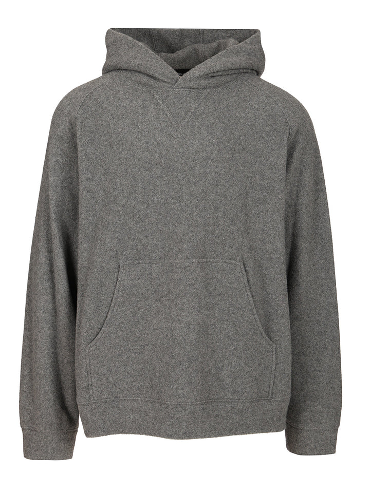 Giorgio Armani Cashemere Hoodie Knitwear - Grey | f26fa73a30afc352f8133c26a694440260f21161