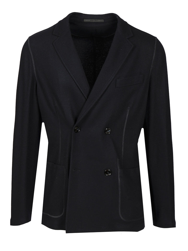 Giorgio Armani Blazer In Cashmere Jackets - Blue | 96fb2444cc7abbb8c471dbd76ffa3b3d51a30880