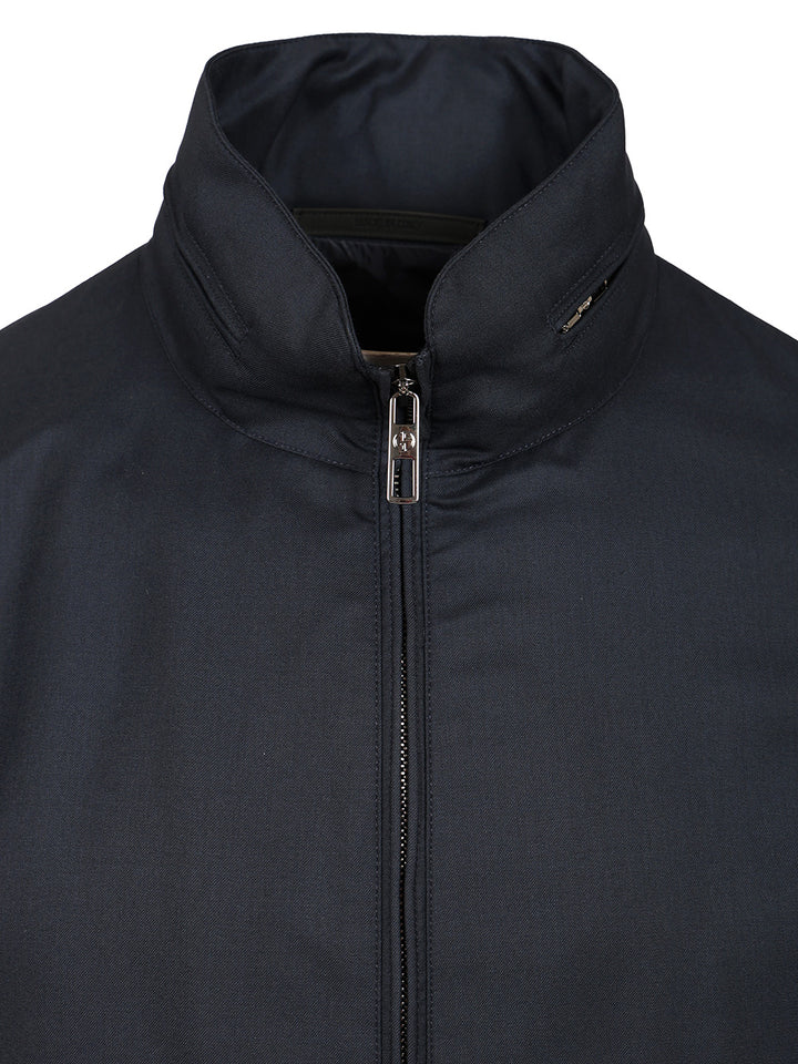 Giorgio Armani Icon Blouson In Cashmere And Silk Jackets - Grey | e76eeeb1da3a6e1f795fb12ec34e74c222f82b7c