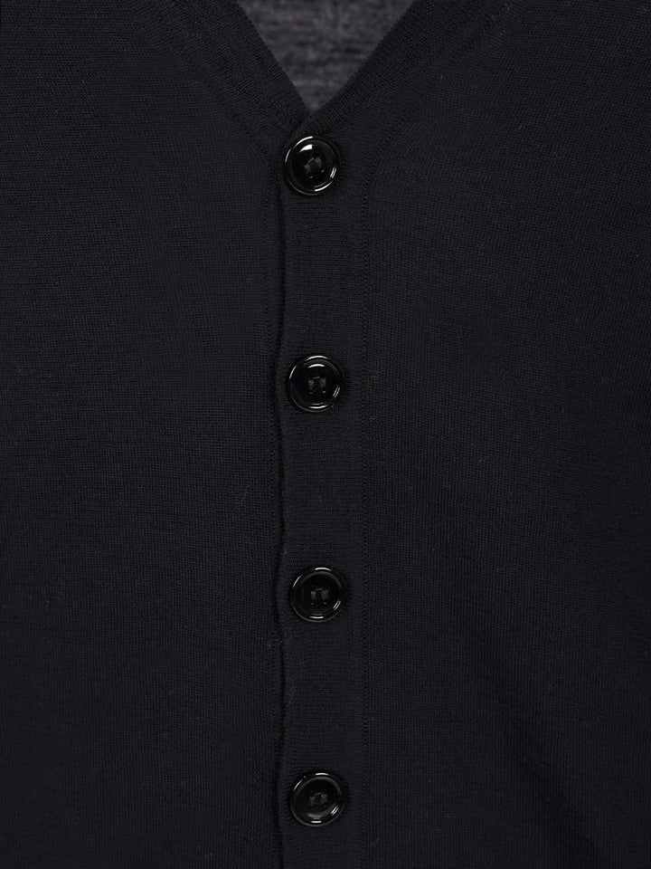 Giorgio Armani Wool Cardigan Knitwear - Blue | 8b4870fcd097e66f3ff52c46a4594161a5e542f3