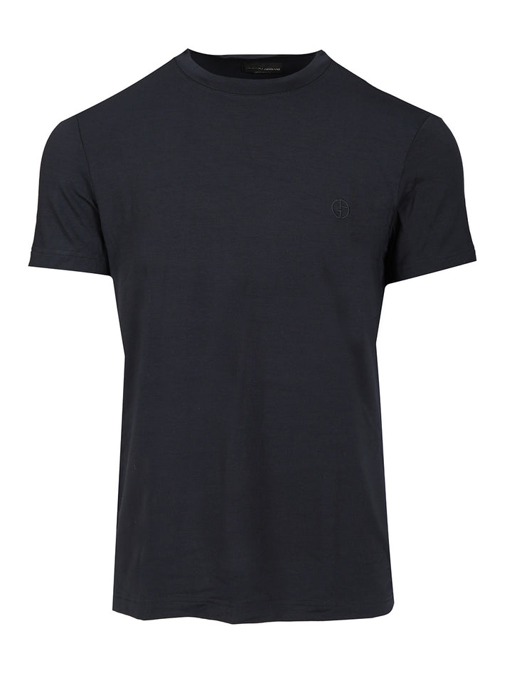 Giorgio Armani Loungewear T-Shirt - Blue | 93fdecbff52a1b3cecd27f380565afbb9b87a18e