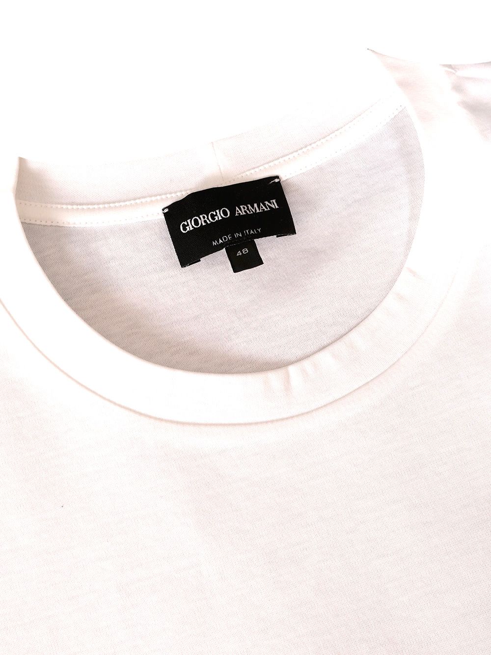 Giorgio Armani Cotton T-Shirt - White | 3c8c0f3c6c0d586cfdbe8f3a64928d20a47632cc